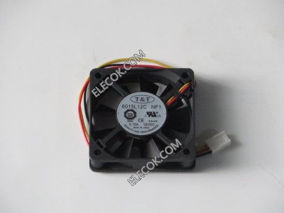 T&amp;T 6015L12C 12V 0,15A 3 dráty Cooling Fan 