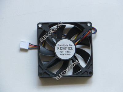 TT R128015DU 12V 0.50A 4 vezetékek Cooling Fan 