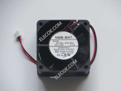 NMB 2410ML-05W-B60 6025 24V 0,17A 2wires fan with white konektor 