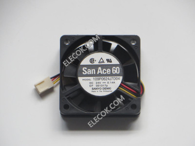 SANYO 109P0624J7D04 24V 0,14A 3wires Cooling Fan 