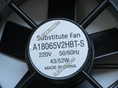 SYM BANG A18065V2HBT-S 220V  50/60HZ  43/52W    2wires cooling fan , Substitute