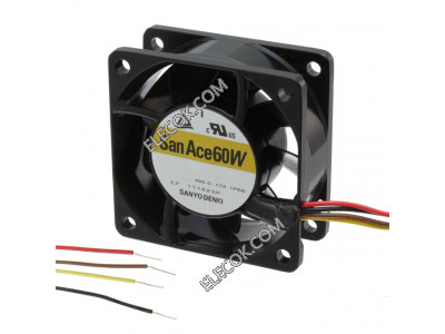 Sanyo 9WL0624P4H001 24V 0.08A 1.92W 4wires Cooling Fan