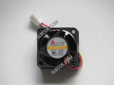 Y.S.TECH FD124020HB 12V 0.1A 3wires Cooling Fan