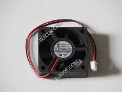 YOUNG LIN DFS501512H 12V 0.22A 2 wires Cooling Fan