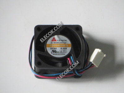 Y.S.TECH FD054020EB 5V 0.32A 3 wires Cooling Fan