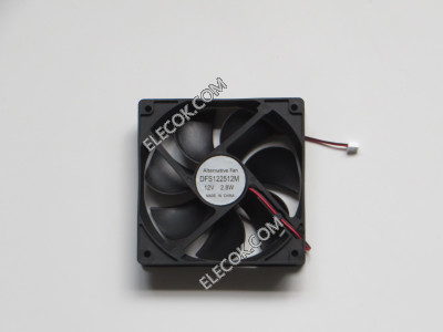 YOUNG LIN DFS122512M 12V 2.8W  2wires Cooling Fan Substitute 