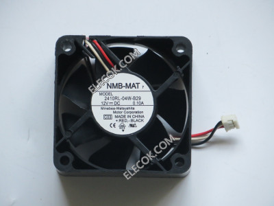 NMB 2410RL-04W-B29 12V 0.10A 3wires cooling fan , with White connector