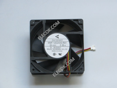 Mitsubishi CA1323H01 MMF-12D24DS-RM1 24V 0.36A 3wires Cooling Fan with five blades