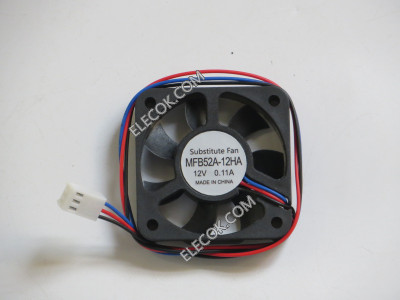 SEPA MFB52A-12HA 12V 0.11A 3wires Fan, substitute