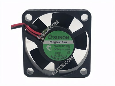 SUNON KD2404PFBX 24V 2.0W 2wires Cooling Fan