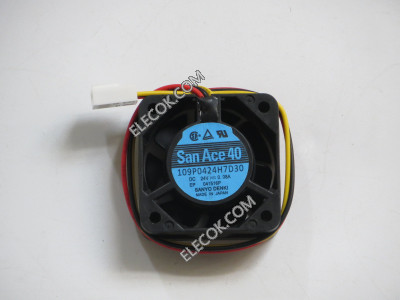 Sanyo 109P0424H7D30 24V 0,08A 3wires Cooling Fan 