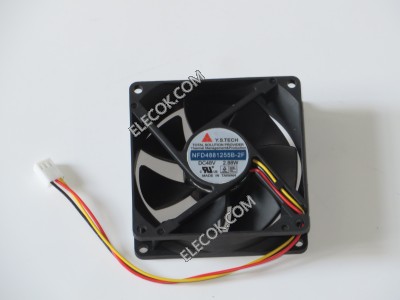 Y.S.TECH NFD4881255B-2F 48V 2,88W 3wires Cooling Fan 