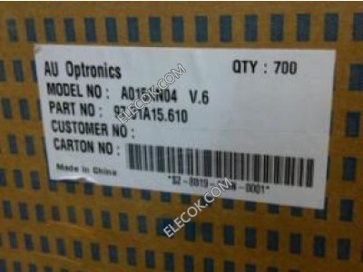 A015AN04 V6 1.5" a-Si TFT-LCD Panel for AUO