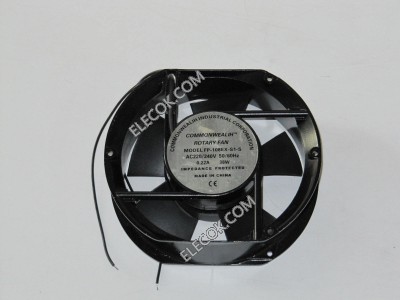 COMMONWEALTH FP-108EX-S1-S 220/240V 0,22A 38W AC fan oval formovat 172x150x51mm 
