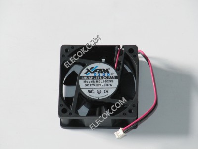 XFAN RDL6025S 12V 0.07A 2wires cooling fan