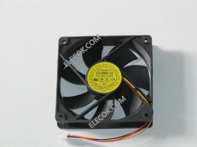YATE LOON D12BM-12 12V 0,3A 3wires Cooling Fan 