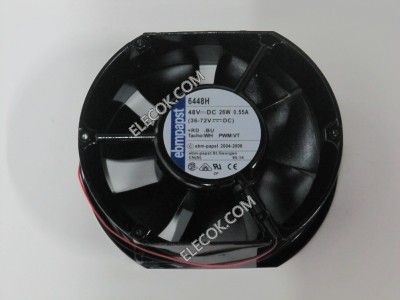 EBM-Papst 6448H 48V 26W 2wires Cooling Fan