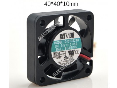 D4010S24H 4010 24V 0,08A AVC 2wires cooling fan 