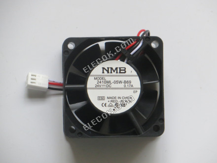 NMB 2410ML-05W-B69-E50 24V 0,17A 3 vodiče Chladicí Ventilátor 