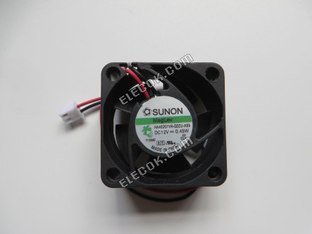 SUNON HA40201V4-Q02U-A99 12V 0,45W 2 vodiče Chladicí Ventilátor 
