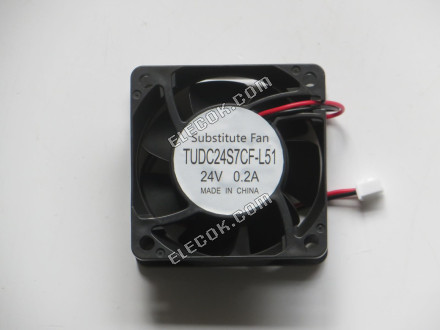 Nidec TUDC24S7CF-L51 24V 0,2A 4,8W 2 vezeték Ventilátor, helyettesítő 