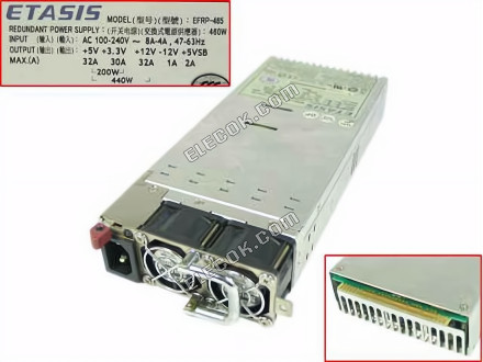 ETASIS EFRP-465 Szerver - Tápegység 460W, EFRP-465 