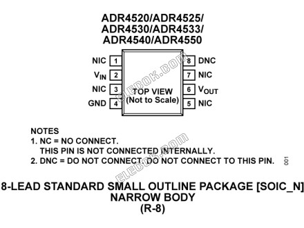 ADR4525ARZ-R7 Analog Devices Voltage References - 1 Reel (1000 pcs)