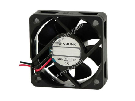 CFM-5010V-043-260 CUI, Inc. VENTILáTOR AXIáLIS 50X10MM 5VDC HUZAL 2 Huzal Kivezetések 