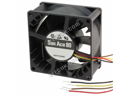Sanyo 9GV0812P1F03 12V 1,5A 4 vodiče Chladicí Ventilátor 