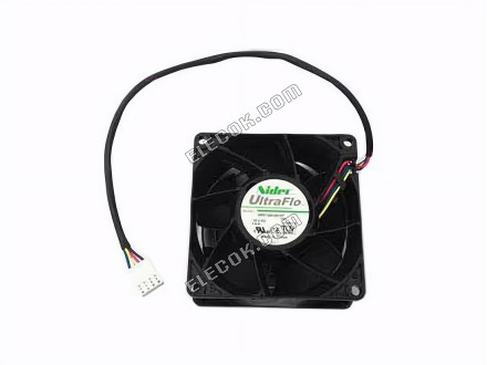 Nidec V80E12BGA5-07 12V 1.40A 4 Vodiče Chladicí Ventilátor 