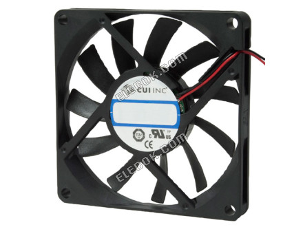 CUI CFM-8015-13-11 DC Ventilátorok DCFan 43.96CFM 2,88W 12V 80x80x15.4 AR/RD 