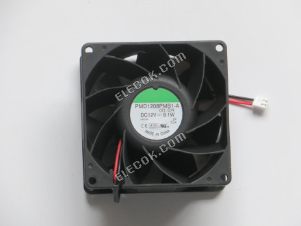 Sunon PMD1208PMB1-A 2 .GN 12V 9,1W 2 vezeték Hűtőventilátor 