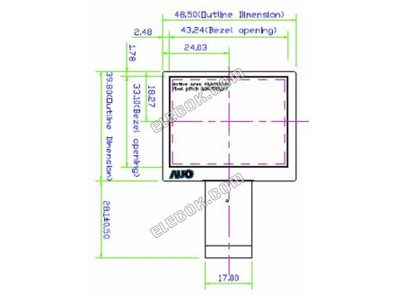 A020BL01 V6 AUO 19.0" LCD Panel 