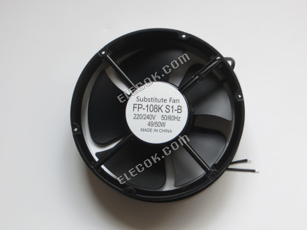COMMONWEALTH FP-108K S1-B AC220/240V 0,38/0,39A 49/50W 2 vodiče Chladicí Ventilátor, náhrada 