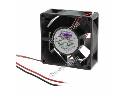 G8032L24B-RSR Mechatronics VENTILáTOR AXIáLIS 80X32MM 24VDC 2 Huzal Kivezetések 