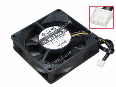 Sanyo 109P0948H405 48V 0,08A 3 vezeték Hűtőventilátor 