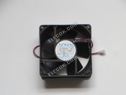 NONOISE G1238E24B RS 24V 0.60A 2 vodiče Chladicí Ventilátor 