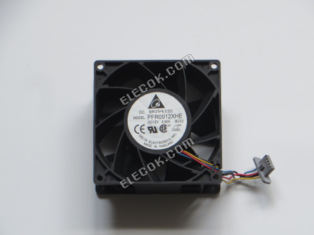 DELTA PFR0912XHE-BC02 12V 4,5A 44,4W 4 vezeték Hűtőventilátor 