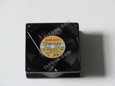 NMB 4715MS-23T-B5A-A00 VáLTóáRAM 230V 50/60HZ 15/14W hűtőventilátor aljzatos csatlakozással eredeti felújított 