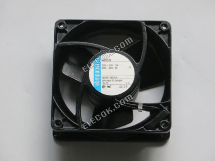 ebm-papst 4850N 230V 10/9W Sorkapocs Csatlakozó Szerver Négyzet Alakú Ventilátor sq120x120x38mm, felújított 