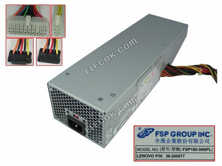 FSP Group Inc FSP180-50NPL Szerver - Tápegység FSP180-50NPL, 36-200077, 180W, Használt 