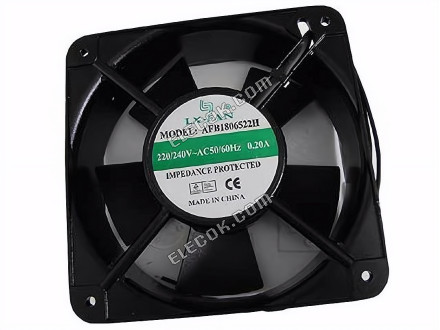 LX-FAN AFB1806522H 220-240V 0.20A 2 vezeték hűtőventilátor -val/-vel kivezetés új csere 