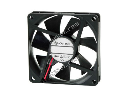 CFM-7020V-146-415 CUI, Inc. VENTILáTOR AXIáLIS 70X20MM 12VDC HUZAL 2 Huzal Kivezetések 