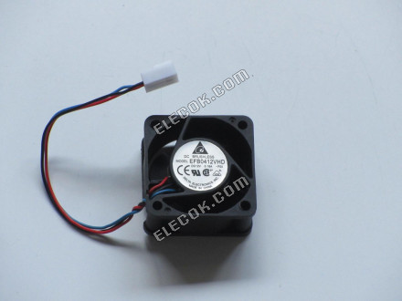 DELTA EFB0412VHD-F00 DC12V 0,18A 3 vezeték Hűtőventilátor 