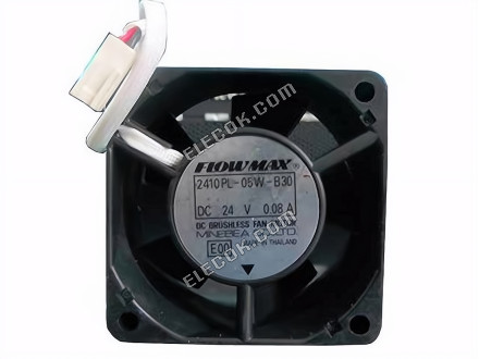 NMB 2410PL-05W-B30 24V 0,08A 2 vodiče chladicí ventilátor 