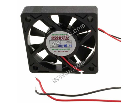 M5210E12C-RSR Mechatronics VENTILáTOR AXIáLIS 52X10MM 12VDC 2 Huzal Kivezetések 