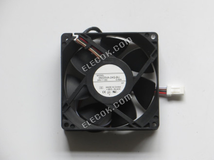 NMB-MAT / Minebea 09225VA-24Q-BU Serverový čtvercový Ventilátor 09225VA-24Q-BU, 02 24V DC 0,49A 4 vodiče Chladicí Ventilátor 
