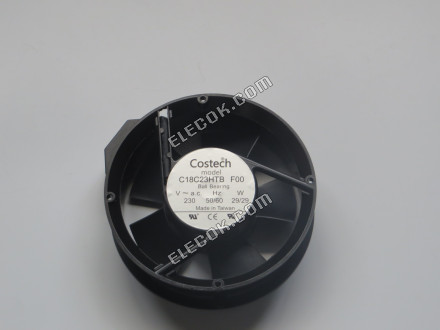 Costech C18C23HTB F00 230V 50/60HZ 29/29W Hűtőventilátor aljzatos csatlakozással 
