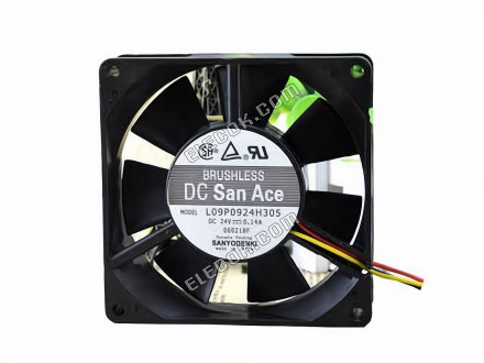 Sanyo L09P0924H305 24V 0,14A 2 vodiče Chladicí Ventilátor 
