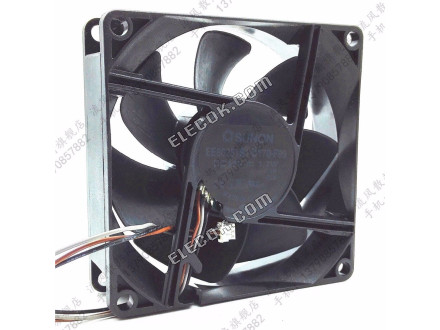 EP6127A Ventilátor Sunon Hűtőventilátor EE80251S1-D170-F99 DC 12V 1,7W 3-pin 3-pin Csatlakozó 80mm 80x80x25mm Szerver Négyzet Ventilátor 
